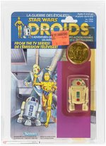 STAR WARS: DROIDS (1985) - ARTOO DETOO (R2-D2) AFA 80+ Y-NM (KENNER CANADA).