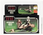 STAR WARS: RETURN OF THE JEDI (1983) - SPEEDER BIKE VEHICLE AFA 80+ NM.