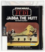 STAR WARS: RETURN OF THE JEDI (1983) - JABBA THE HUTT ACTION PLAYSET AFA 80 NM (KENNER CANADA).