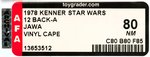 STAR WARS (1978) - JAWA 12 BACK-A AFA 80 NM (VINYL CAPE).