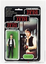 PALITOY STAR WARS: RETURN OF THE JEDI (1984) - HAN SOLO (LARGE HEAD) TRI-LOGO 70 BACK-B AFA 75+ EX+/NM.