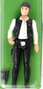 PALITOY STAR WARS: RETURN OF THE JEDI (1984) - HAN SOLO (LARGE HEAD) TRI-LOGO 70 BACK-B AFA 75+ EX+/NM.