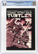 TEENAGE MUTANT NINJA TURTLES #1 FEBRUARY 1985 CGC 3.5 VG- (THIRD PRINTING).