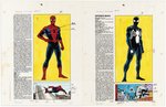 THE OFFICIAL HANDBOOK OF THE MARVEL UNIVERSE (S) #10 - REGULAR COVER & INTERIOR PAGES COLOR GUIDES LOT (ANDY YANCHUS COLORIST).