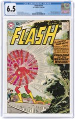 FLASH #110 DECEMBER 1959-JANUARY 1960 CGC 6.5 FINE+ (FIRST KID FLASH, WEATHER WIZARD).