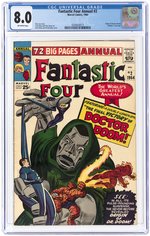 FANTASTIC FOUR ANNUAL #2 1964 CGC 8.0 VF.