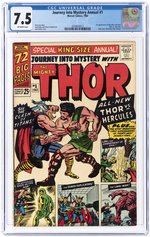 JOURNEY INTO MYSTERY ANNUAL #1 1965 CGC 7.5 VF- (FIRST HERCULES & ZEUS).