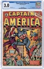 CAPTAIN AMERICA COMICS #16 JULY 1942 CGC 3.0 GOOD/VG.