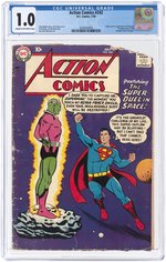 ACTION COMICS #242 JULY 1958 CGC 1.0 FAIR (FIRST BRAINIAC).