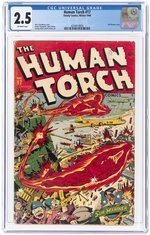 HUMAN TORCH #17 WINTER 1944 CGC 2.5 GOOD+.