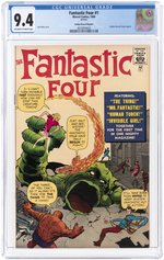 GOLDEN RECORD REPRINT - FANTASTIC FOUR #1 1966 CGC 9.4 NM.