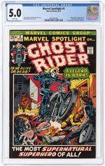 MARVEL SPOTLIGHT #5 AUGUST 1972 CGC 5.0 VG/FINE (FIRST GHOST RIDER).