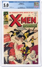 X-MEN #1 SEPTEMBER 1963 CGC 5.0 VG/FINE (FIRST X-MEN & MAGNETO).