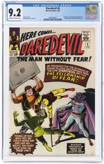 DAREDEVIL #6 FEBRUARY 1965 CGC 9.2 NM-.