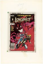 LONGSHOT #6 LIMITED SERIES COVER COLOR GUIDE AND COLOR KEY PAIR.