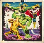 THE INCREDIBLE HULK MIGHTY MARVEL CALENDAR 1979 COLOR GUIDE FOR MARCH FEATURING THE AVENGERS.