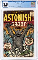 TALES TO ASTONISH #13 NOVEMBER 1960 CGC 2.5 GOOD+ (FIRST GROOT).