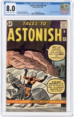 TALES TO ASTONISH #36 OCTOBER 1962 CGC 8.0 VF.