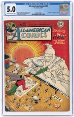 ALL-AMERICAN COMICS #90 OCTOBER 1947 CGC 5.0 VG/FINE.