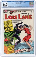 SUPERMAN'S GIRLFRIEND LOIS LANE #70 NOVEMBER 1966 CGC 6.0 FINE (FIRST SILVER AGE CATWOMAN).