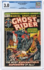 MARVEL SPOTLIGHT #5 AUGUST 1972 CGC 3.0 GOOD/VG (FIRST GHOST RIDER).