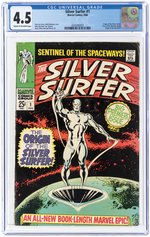 SILVER SURFER #1 AUGUST 1968 CGC 4.5 VG+.