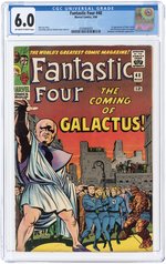 FANTASTIC FOUR #48 MARCH 1966 CGC 6.0 FINE (FIRST SILVER SURFER & GALACTUS).