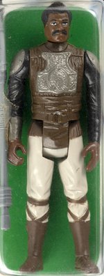 STAR WARS: RETURN OF THE JEDI (1983) - LANDO CALRISSIAN (SKIFF GUARD DISGUISE) 65 BACK-B AFA 85 NM+ (CLEAR BLISTER).