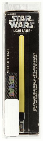 STAR WARS (1978) - INFLATABLE LIGHT SABER AFA 50 VG.