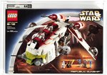 LEGO STAR WARS (2002) - REPUBLIC GUNSHIP SET NO. 7163 AFA 8.0 (QUALIFIED).