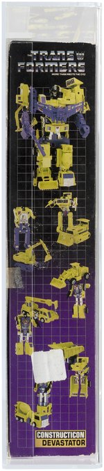 TRANSFORMERS (1985) SERIES 2 CONSTRUCTICON GIFTSET - DEVASTATOR AFA 80 Q-NM.