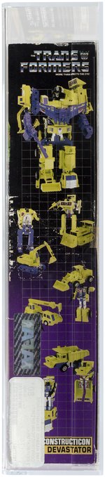 TRANSFORMERS (1985) SERIES 2 CONSTRUCTICON GIFTSET - DEVASTATOR AFA 80 Q-NM.