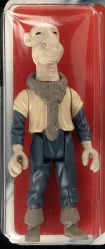 PALITOY STAR WARS: RETURN OF THE JEDI (1985) - YAK FACE TRI-LOGO 70 BACK-D AFA 80 NM (NO WEAPON, CLEAR BLISTER).