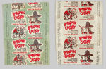 "HOPALONG CASSIDY PICTURE CARD GUM" WRAPPERS.