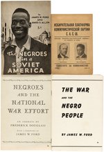 JAMES W. FORD QUARTET OF COMMUNISTY PARTY CIVIL RIGHTS BOOKLETS.