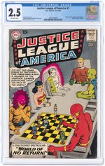 JUSTICE LEAGUE OF AMERICA #1 OCTOBER-NOVEMBER 1960 CGC 2.5 GOOD+ (FIRST DESPERO).