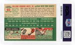 1954 TOPPS #90 WILLIE MAYS (HOF) PSA 5 EX.