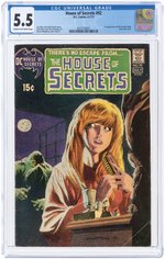 HOUSE OF SECRETS #92 JUNE-JULY 1971 CGC 5.5 FINE- (FIRST SWAMP THING).