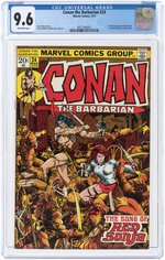 CONAN THE BARBARIAN #24 MARCH 1973 CGC 9.6 NM+ (FIRST FULL RED SONJA).