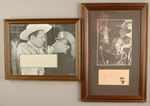 Cowboy Stars Autographs - Powers, Keene, Duryea