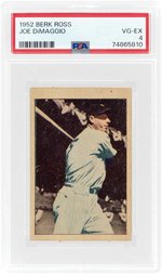 1952 BERK ROSS JOE DIMAGGIO (HOF) PSA 4 VG-EX.