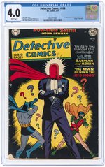 DETECTIVE COMICS #168 FEBRUARY 1951 CGC 4.0 VG (FIRST RED HOOD).