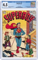 SUPERBOY #10 SEPTEMBER-OCTOBER 1950 CGC 4.5 VG+ (FIRST LANA LANG).