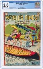 WORLD'S FINEST #53 AUGUST-SEPTEMBER 1951 CGC 3.0 GOOD/VG.