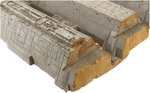 STAR WARS: EPISODE IV - A NEW HOPE DEATH STAR "TRENCH RUN" SURFACE PANEL SECTION ORIGINAL MOVIE PROP.