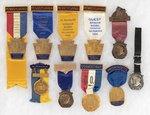 IKE & NIXON COLLECTION OF 26 1956 REPUBLICAN NATIONAL CONVENTION BADGES.
