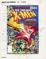 THE UNCANNY X-MEN MARVEL MASTERWORKS #24 CONTENTS LOT OF 27 COLOR GUIDES (ANDY YANCHUS COLORIST).