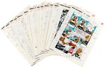 THE UNCANNY X-MEN MARVEL MASTERWORKS #24 CONTENTS LOT OF 27 COLOR GUIDES (ANDY YANCHUS COLORIST).