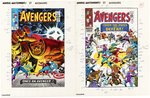 AVENGERS MARVEL MASTERWORKS #27 COLOR GUIDES (ANDY YANCHUS COLORIST).