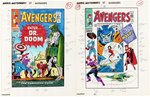 AVENGERS MARVEL MASTERWORKS #27 COLOR GUIDES (ANDY YANCHUS COLORIST).